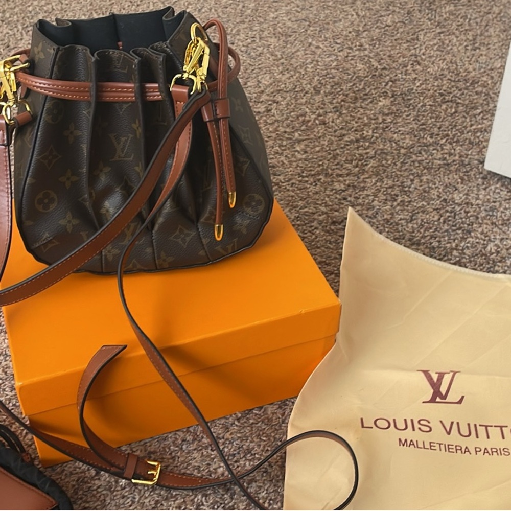 Louis Vuitton Black and Brown Monogram Mini Bag